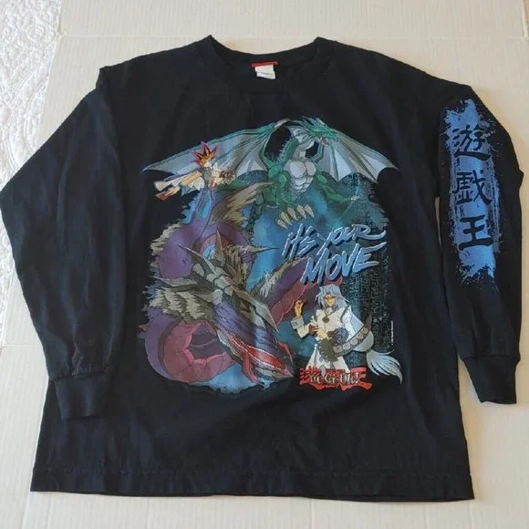 yu-gi-oh! | Shirts & Tops | Vintage 996 Yugioh Anime Graphic Long 